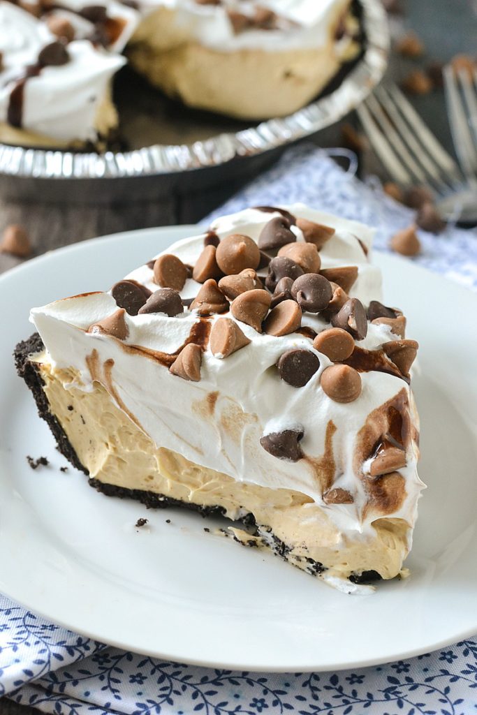 No-Bake Peanut Butter Pie - Mother Thyme