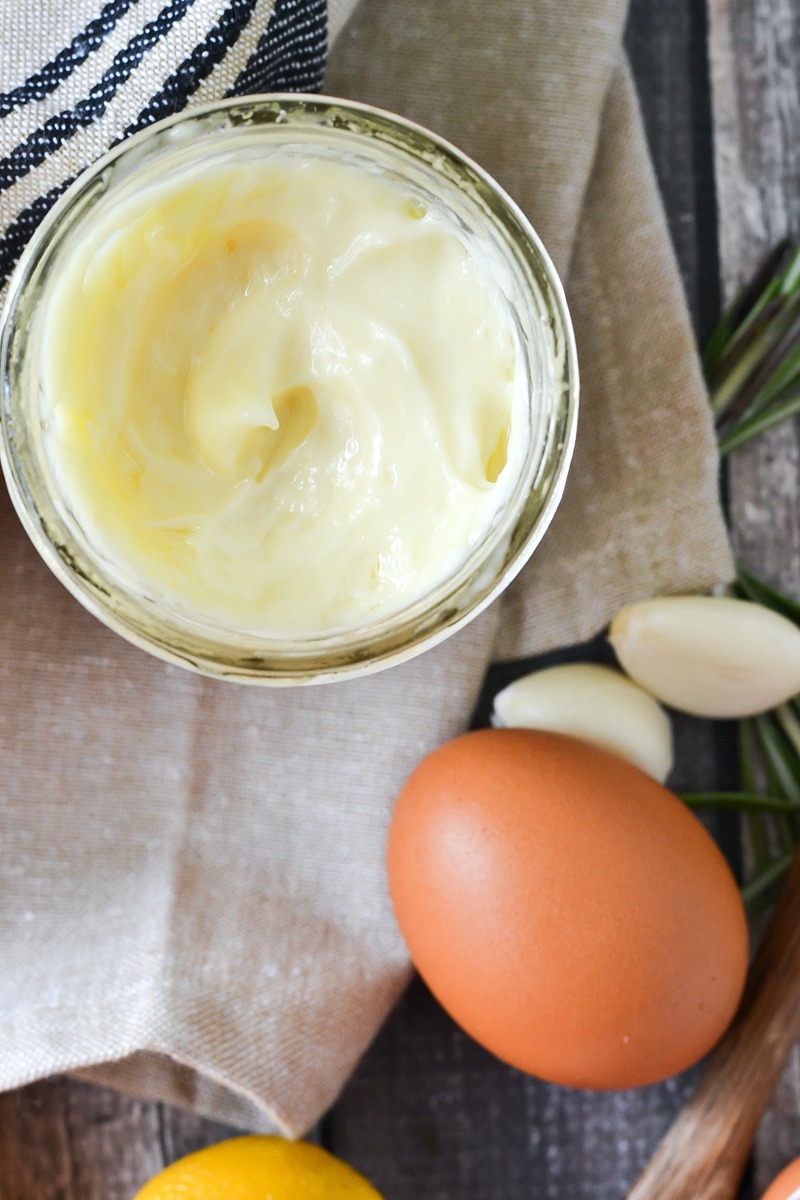 Homemade Paleo Mayonnaise - Mother Thyme