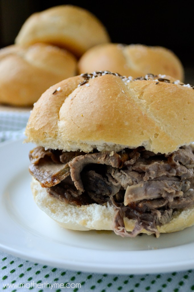 Beef on Weck - www.motherthyme.com