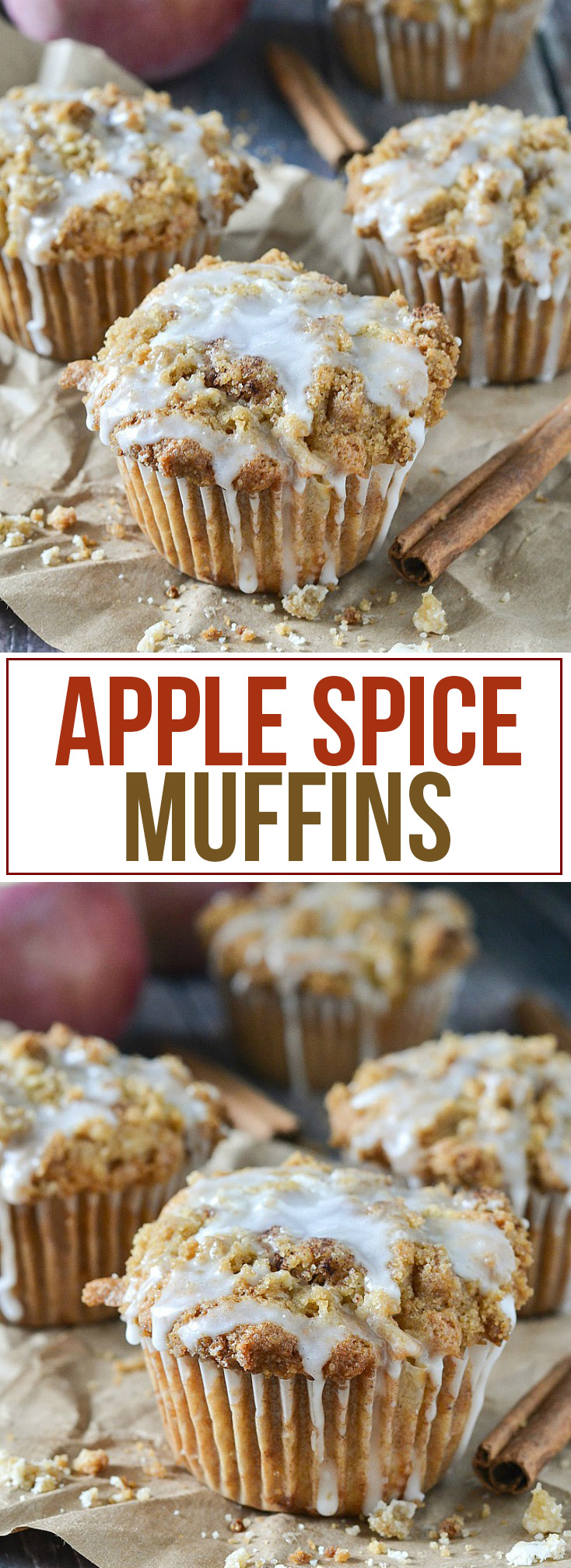 Apple Spice Muffins from www.motherthyme.com