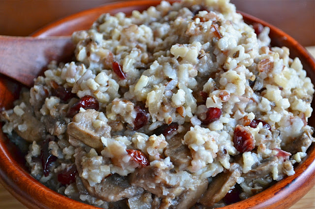 Wild Rice and Cranberry Stuffing