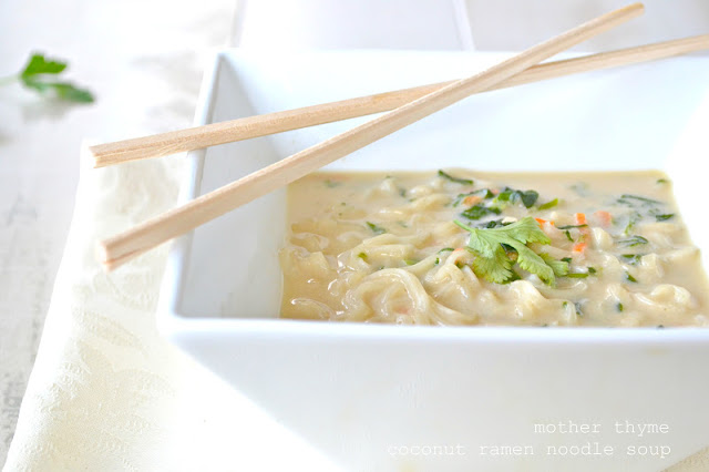 Coconut Ramen Noodle Soup