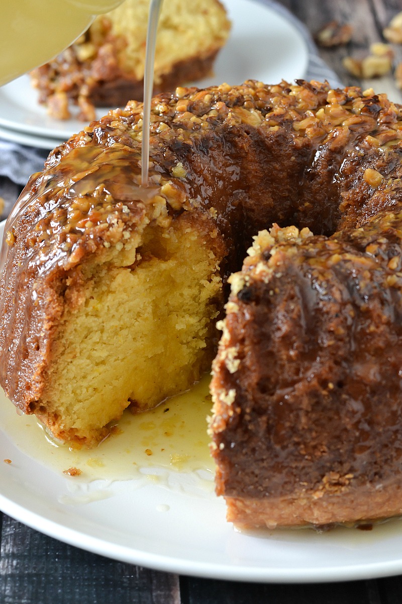 Rum Cake with Butter Rum Glaze