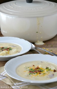 Baked Potato Soup | www.motherthyme.com