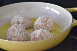 Chicken Milanese Meatballs | www.motherthyme.com