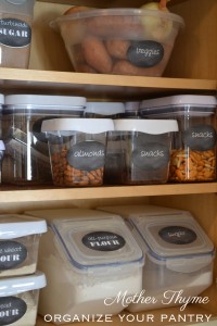 Organize Your Pantry | www.motherthyme.com