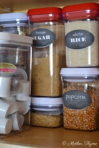 Organize Your Pantry | www.motherthyme.com