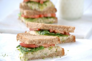 Deli-Style Tuna Fish Salad Sandwich | www.motherthyme.com