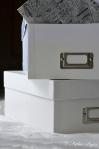Organize Your Memorabilia | www.motherthyme.com