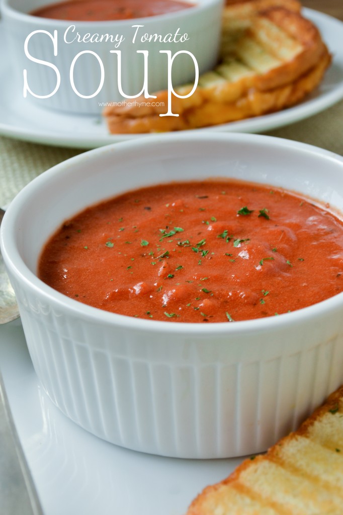 Creamy Tomato Soup - Mother Thyme