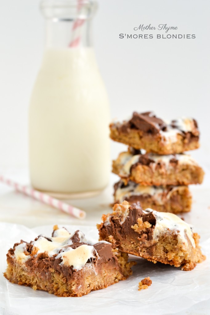 S'mores Blondies by Mother Thyme