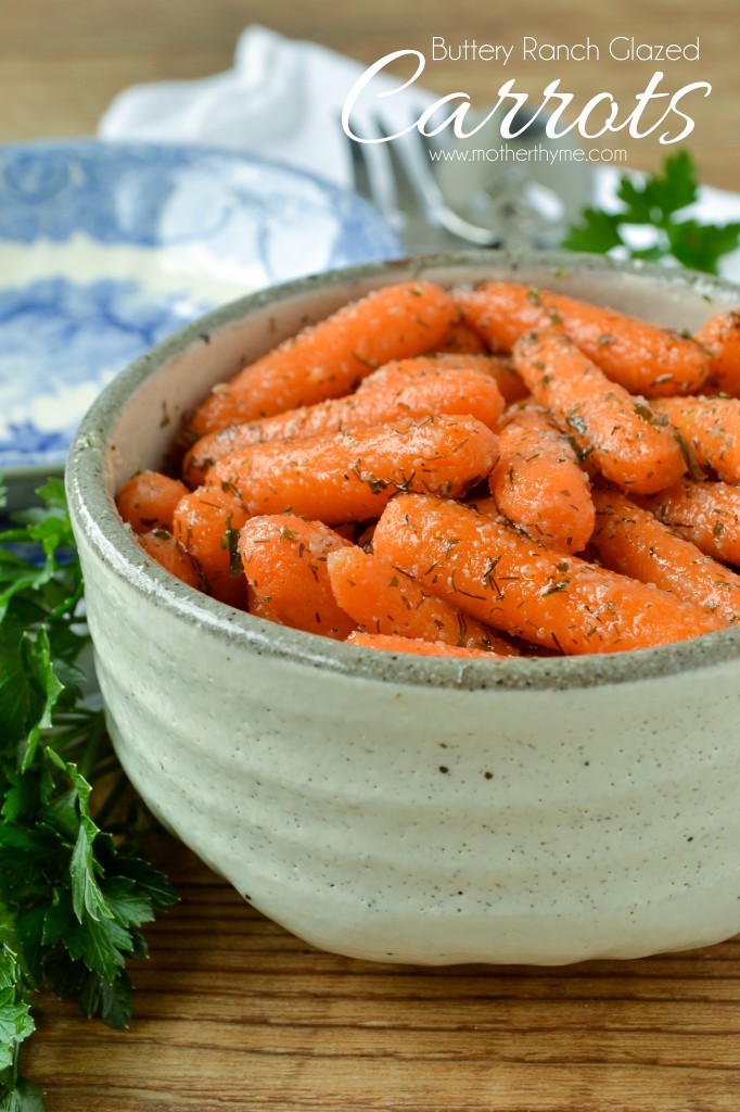 Buttery Ranch Glazed Carrots - Mother Thyme