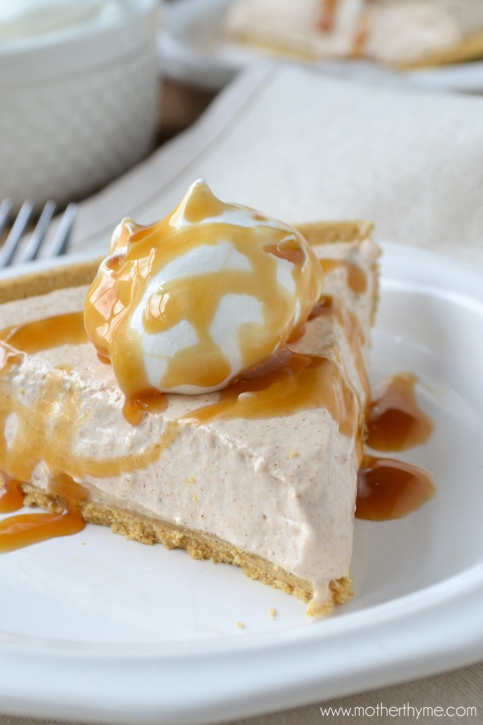 No-Bake Apple Cider Cheesecake - Mother Thyme