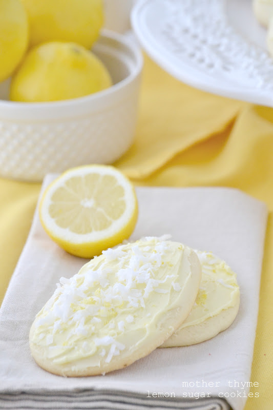 Lemon Sugar Cookies from www.motherthyme.com