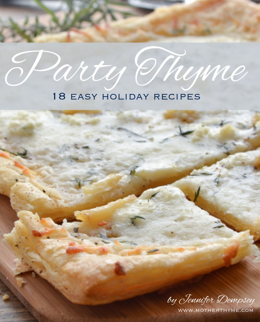 Party Thyme free eBook from www.motherthyme.com