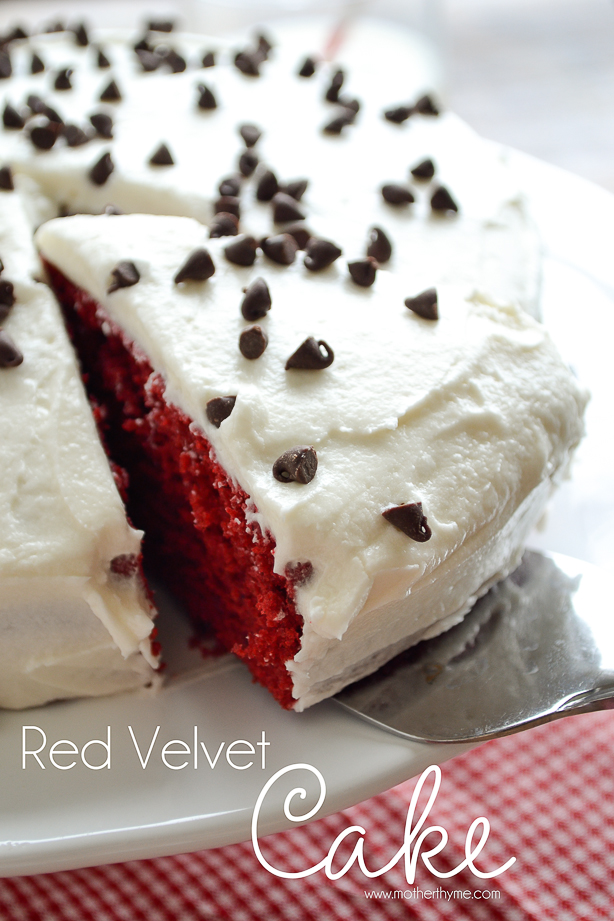 Red Velvet Cake from www.motherthyme.com