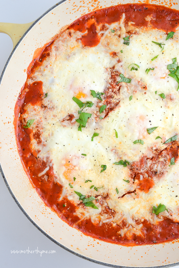 Italian-Style Baked Eggs | Mother Thyme