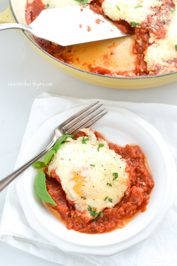 Italian-Style Baked Eggs | Mother Thyme