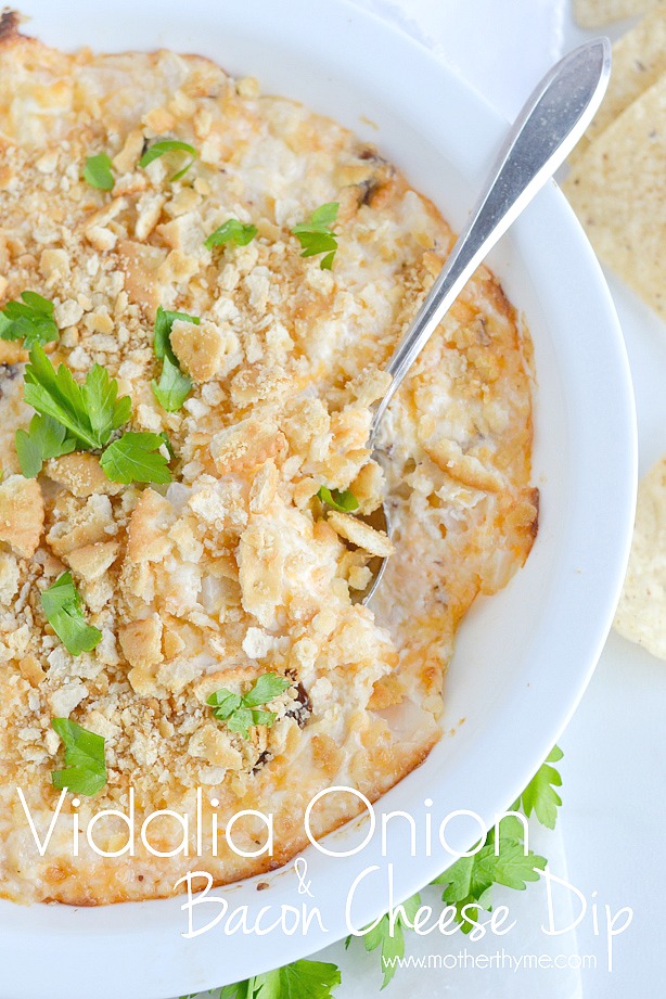 Vidalia Onion and Bacon Cheese Dip | Mother Thyme