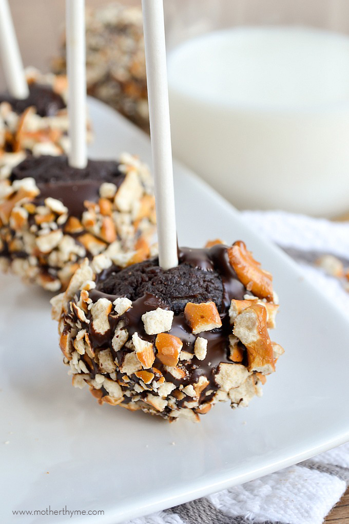 Sweet and Salty Brownie Cake Pops