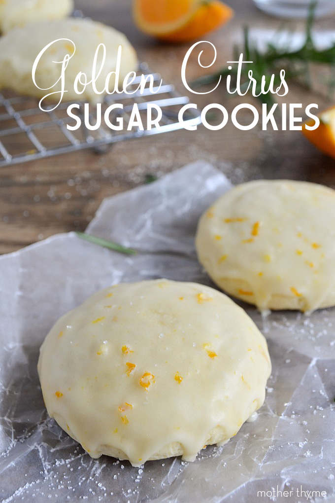 Golden Citrus Sugar Cookies