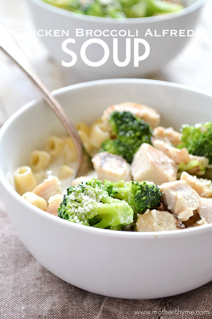 Chicken Broccoli Alfredo Soup