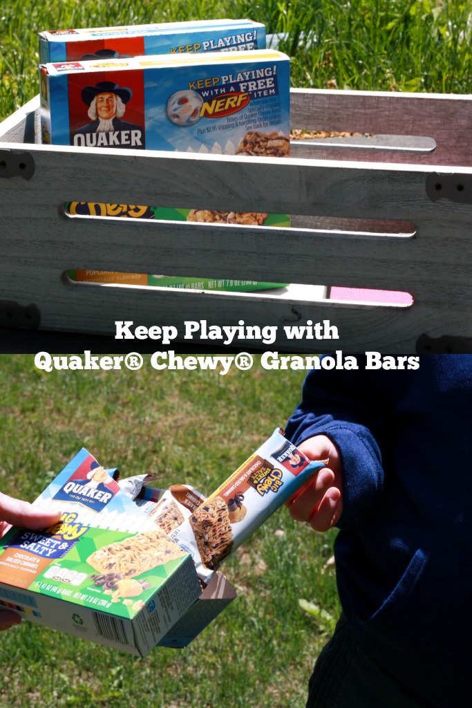 Keep Playing with Quaker® Chewy® Granola Bars + Giveaway