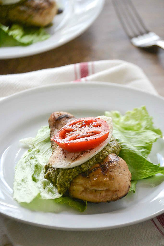 Grilled Caprese Chicken | www.motherthyme.com