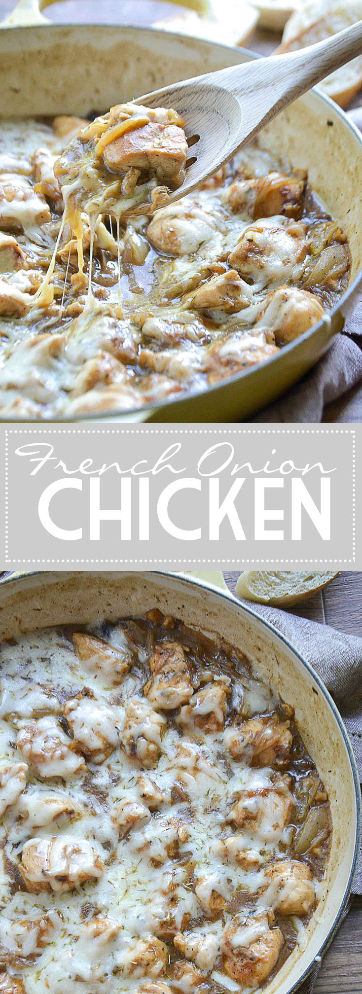 French Onion Chicken | www.motherthyme.com