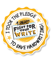 BIC® Fight For Your Write | www.motherthyme.com