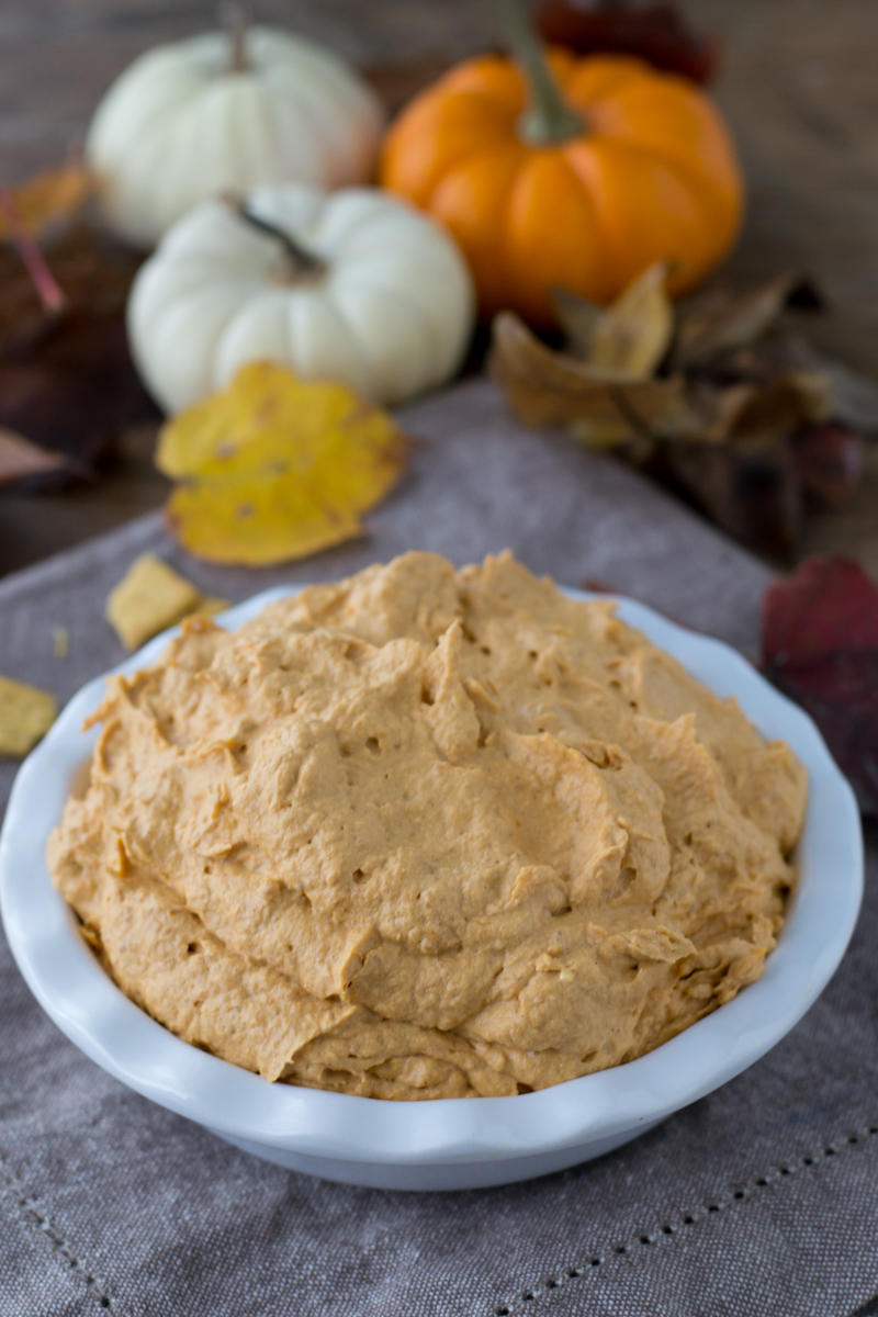 Creamy Pumpkin Pie Dip that only requires 3 ingredients and will get you dipping in no time!