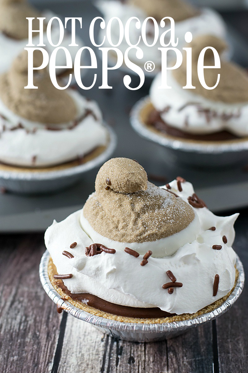 Hot Cocoa PEEPS® Pie | www.motherthyme.com