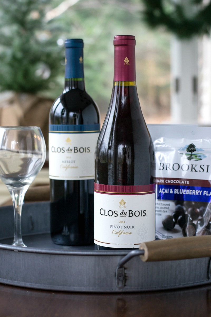 Holiday Entertaining with Clos du Bois Wine and BROOKSIDE Chocolate + Giveaway
