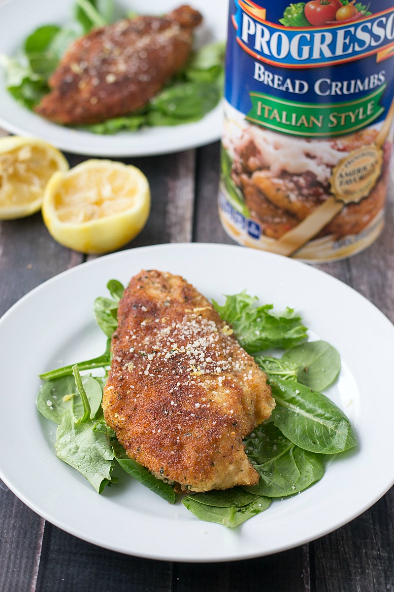 Chicken Milanese with Lemon Butter Sauce