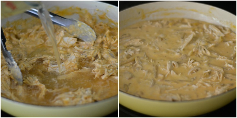 One-Pot Creamy Buffalo Chicken Pasta | www.motherthyme.com
