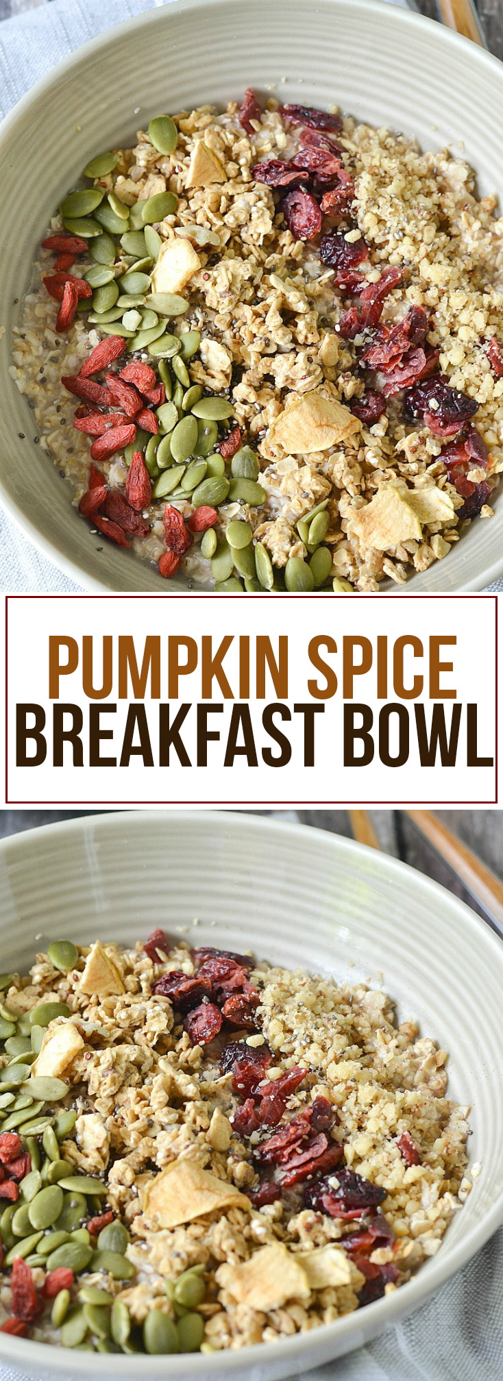 Pumpkin Spice Breakfast Bowls | www.motherthyme.com