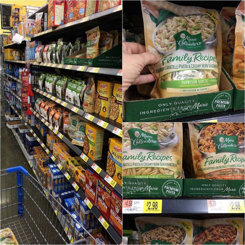 Marie Callender's Family Recipes Dry Dinner Mix available only at Walmart 
