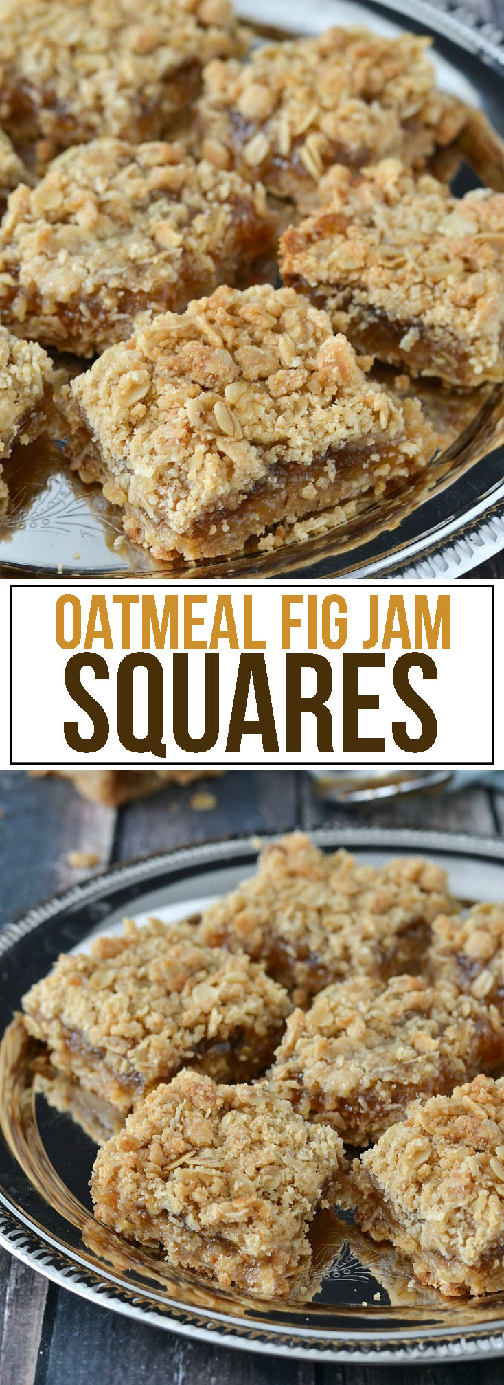 Oatmeal Fig Jam Squares