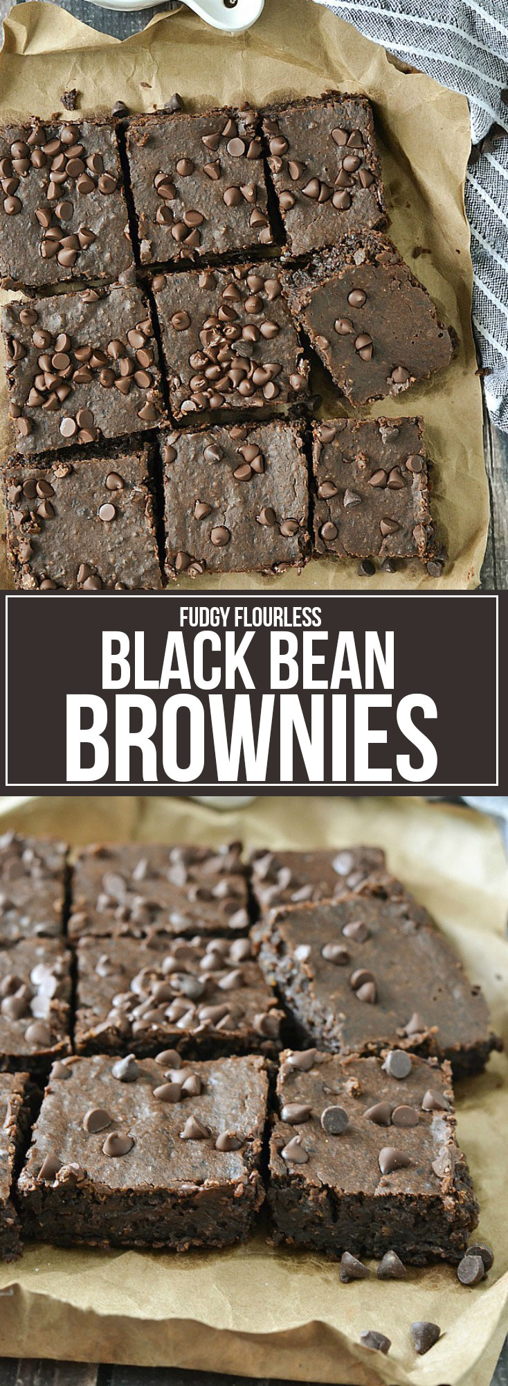 Fudgy Flourless Black Bean Brownies