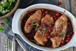 WHOLE30 CRANBERRY ROSEMARY CHICKEN