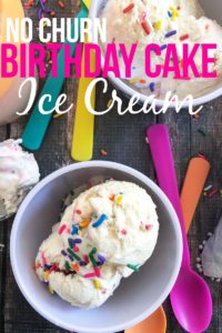 NO CHURN BIRTHDAY CAKE ICE CREAM