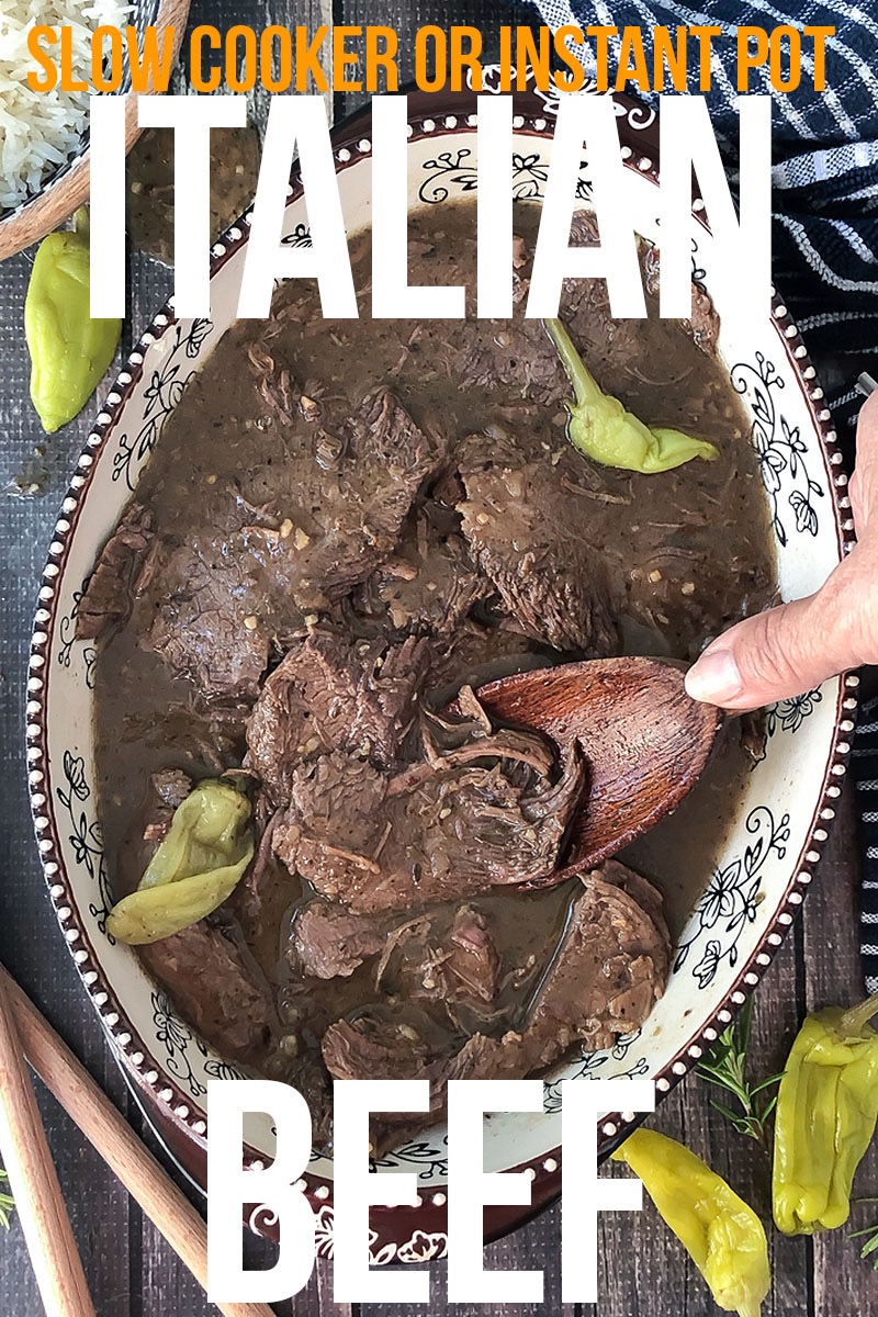 Slow Cooker or Instant Pot Italian Beef
