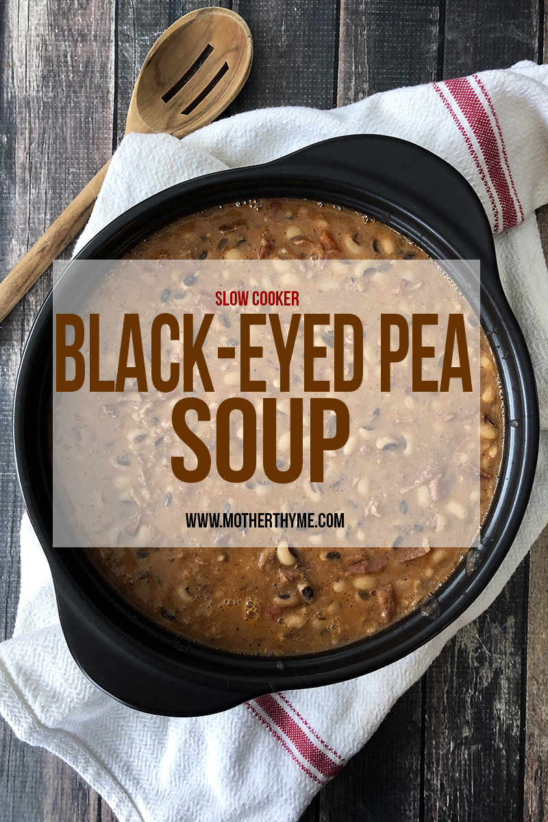 Slow Cooker Black-Eyed Pea Soup