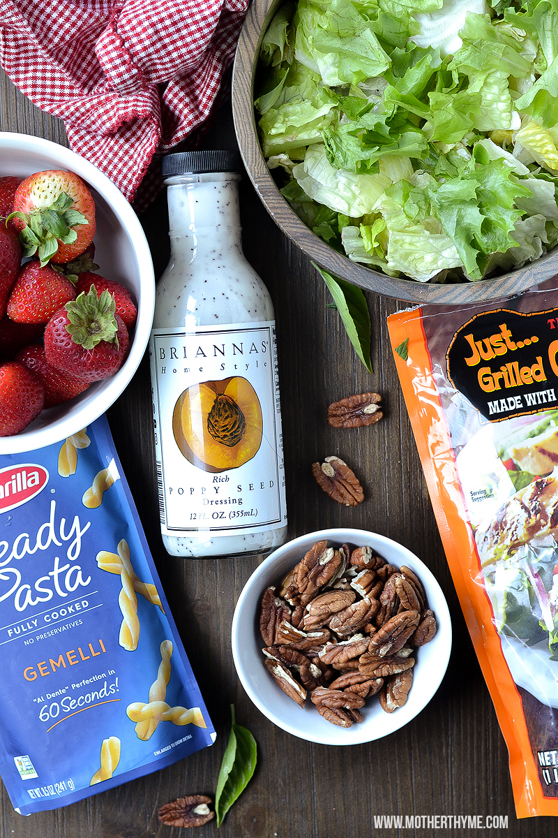 CHICKEN AND STRAWBERRY POPPY SEED SALAD DRESSING