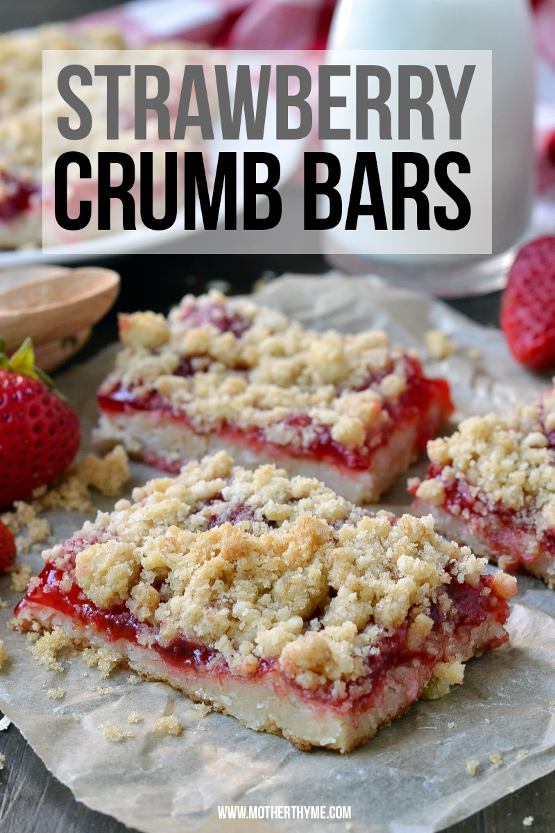 Strawberry Crumb Bars