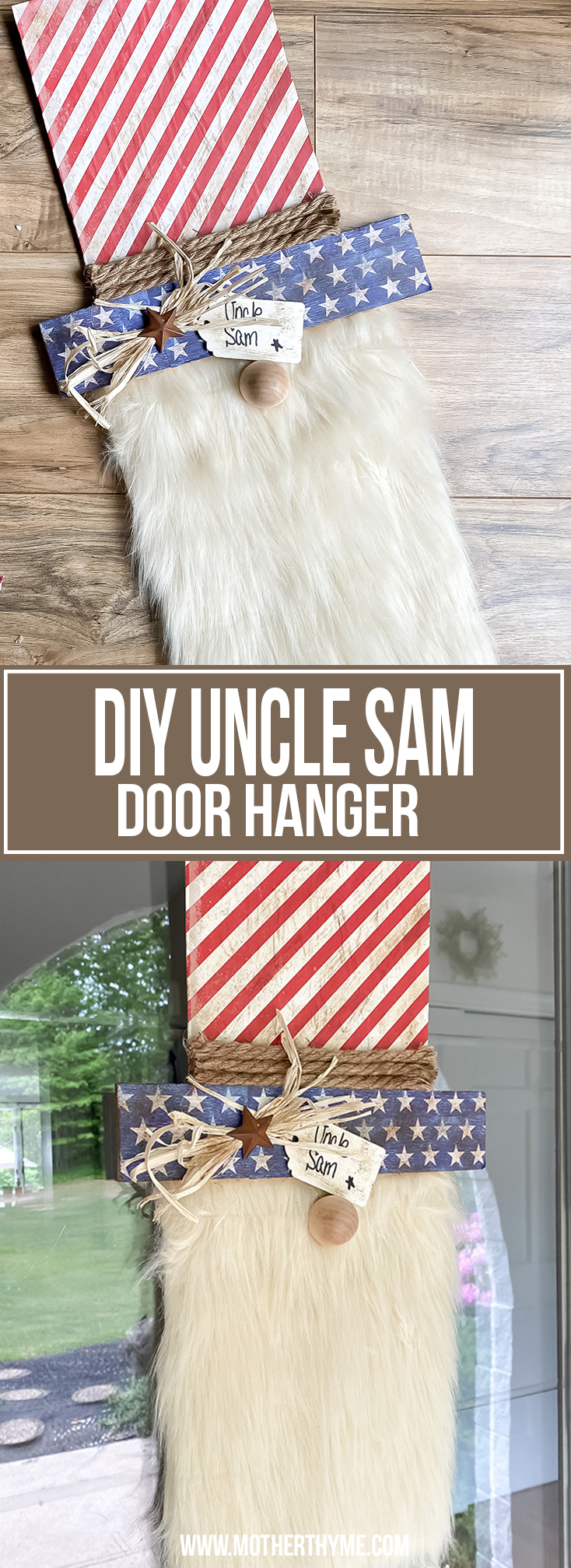 DIY Uncle Sam Door Hanger
