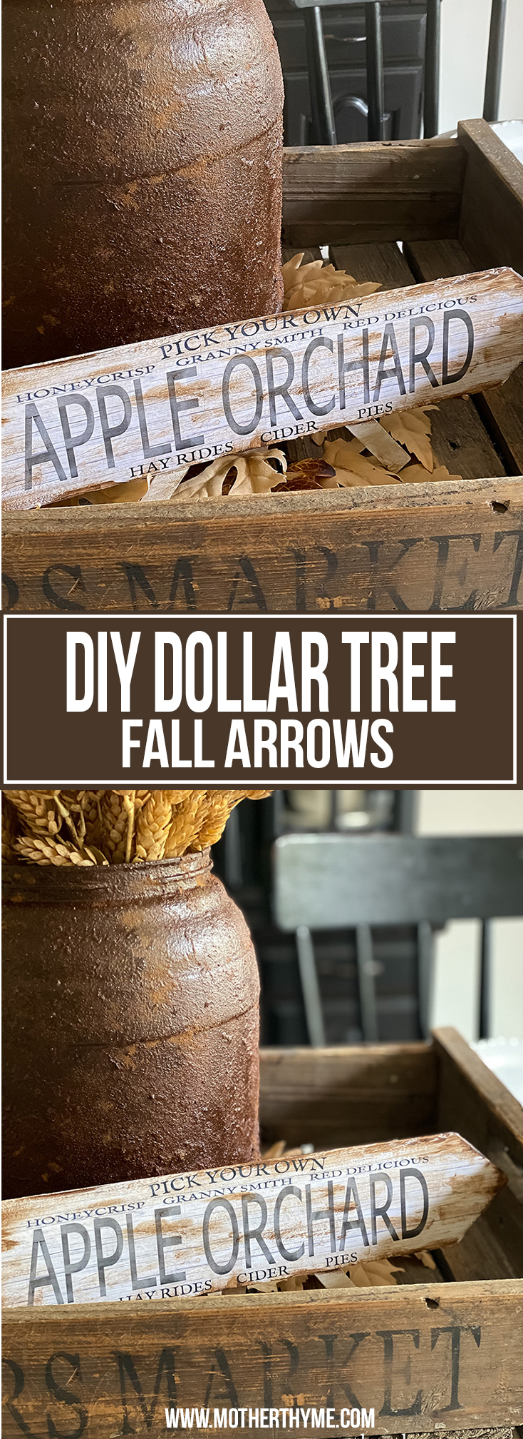 DIY DOLLAR TREE FALL ARROWS