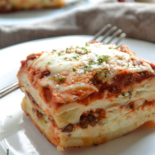 Lasagna with Homemade Lasagna Noodles – Mother Thyme