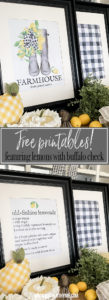 FREE MAY PRINTABLE COLLECTION FEATURING LEMONS AND BUFFALO CHECK