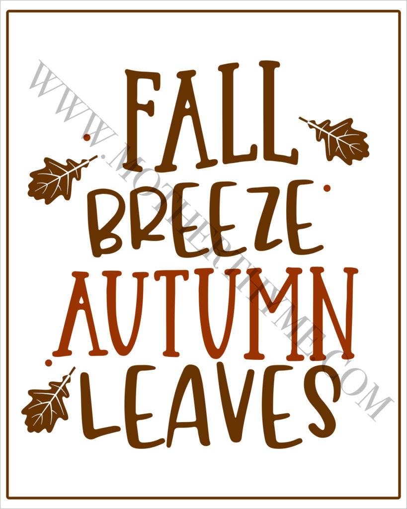 FREE AUGUST PRINTABLE COLLECTION - FALL PRINTABLES!